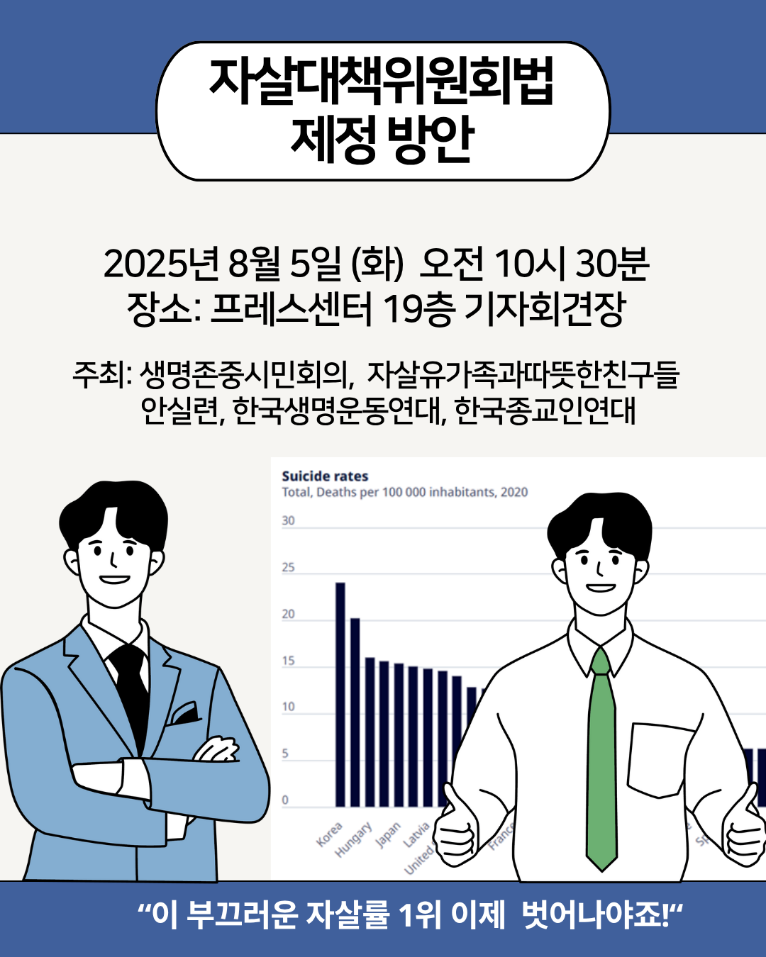 ‘자살대책위원회법 제정 방안’ 정책토론회